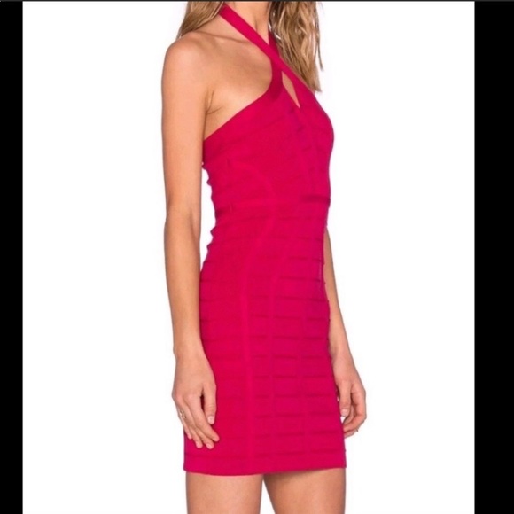 Pink Revolve Bandage Dress - Picture 2 of 3